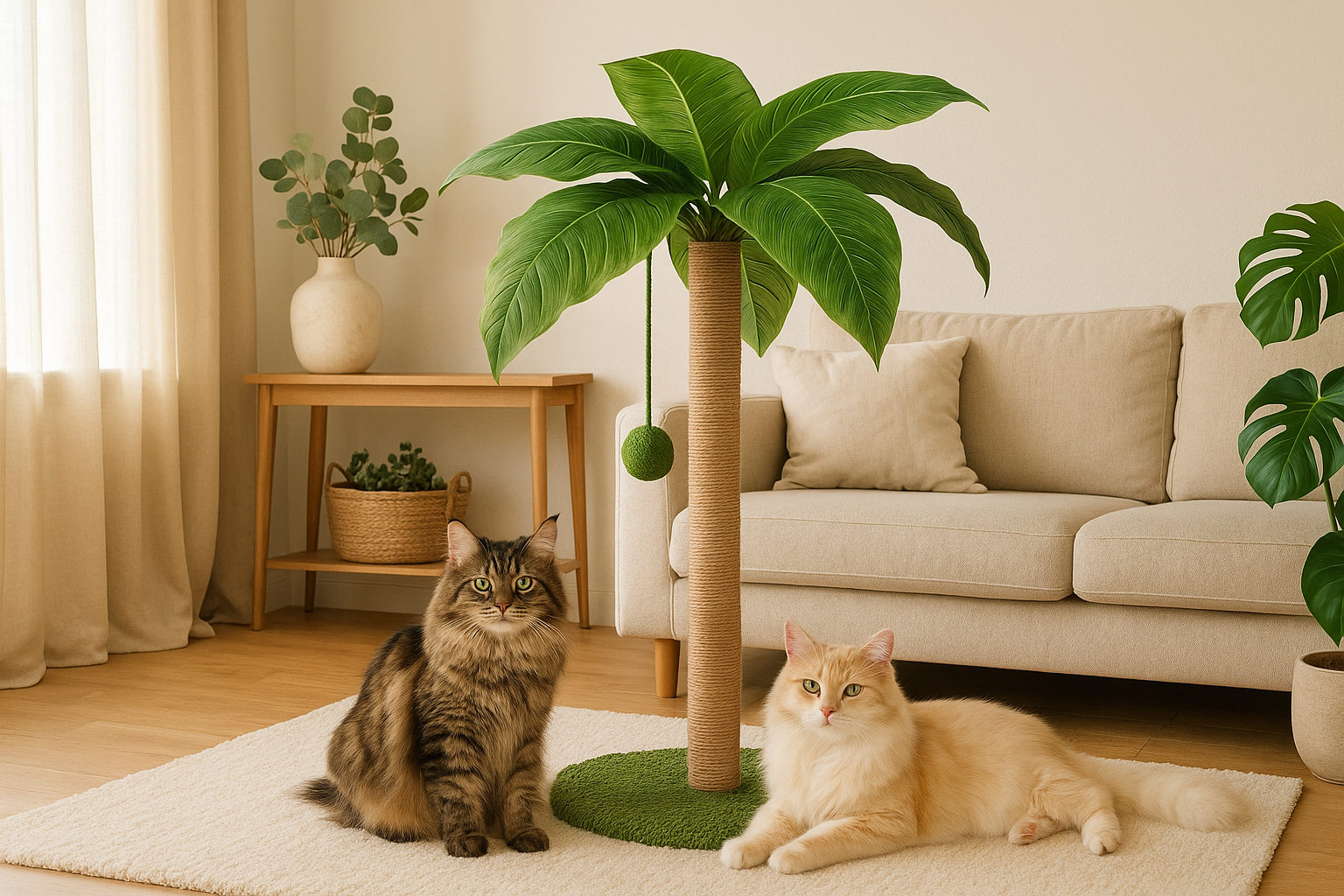 Arbre à Chat Palmicat – Design Palmier Naturel